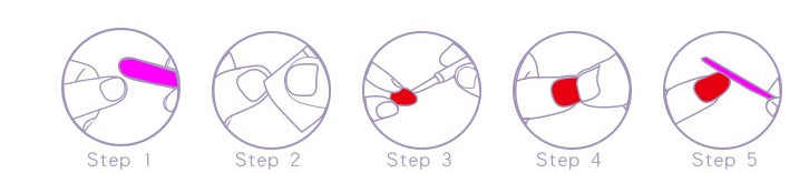 Black & White Long Press-On Nails – Removable Nail Tips